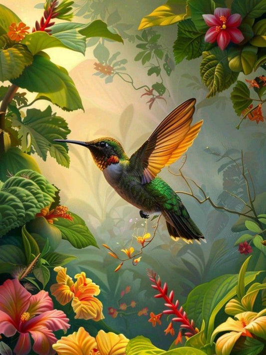 Birds and Flowers | Diamond Painting