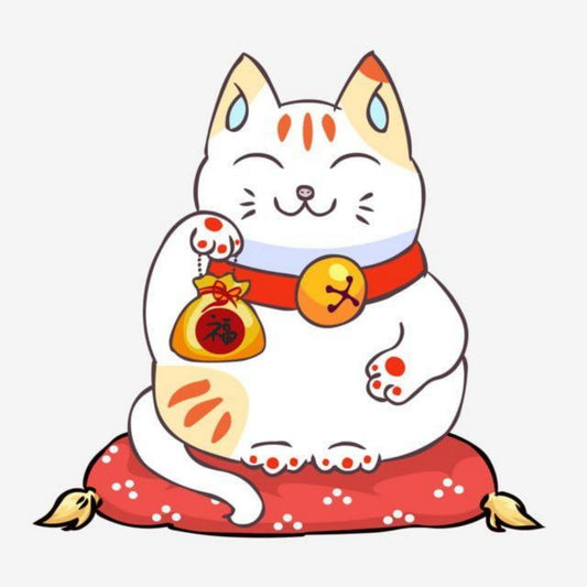 Bell Lucky Cat | Diamond Painting