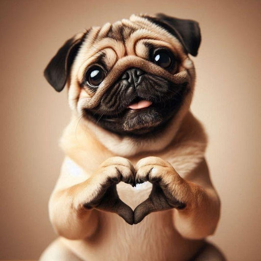 Dog Pug | Diamond Painting