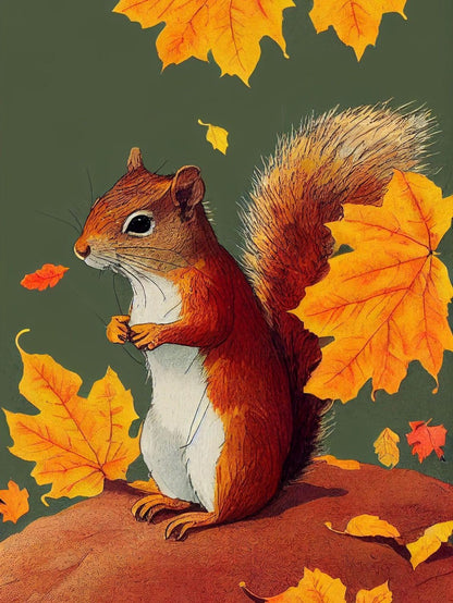 Squirrel | Diamond Painting