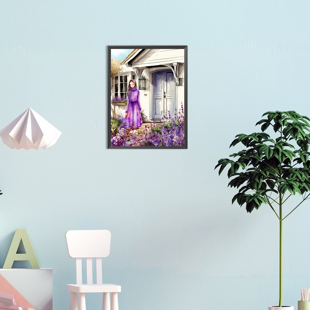 Flower Lavender | Diamond Painting