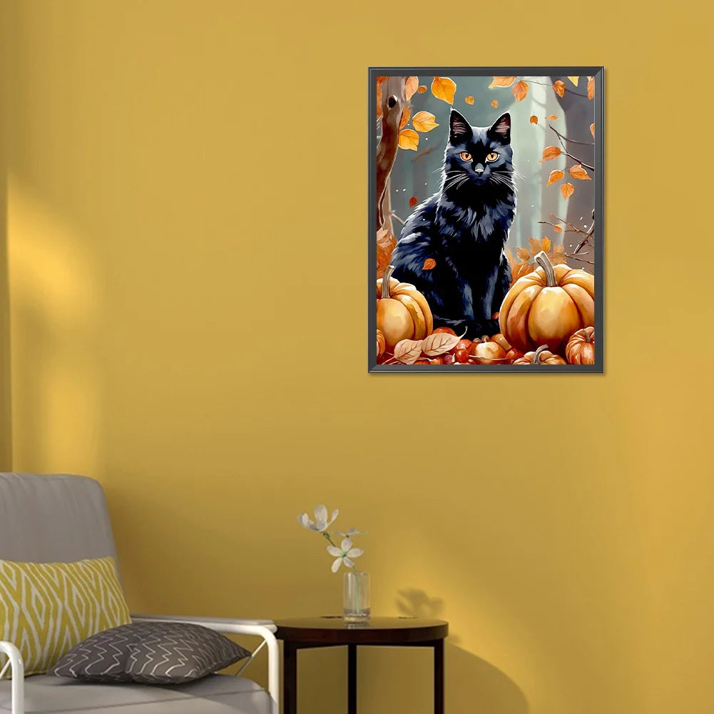 Halloween Black Cat | Diamond Painting