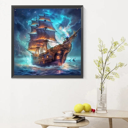 Ship At Sea | Diamond Painting