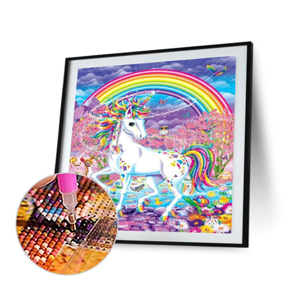 White Horse | Diamond Painting