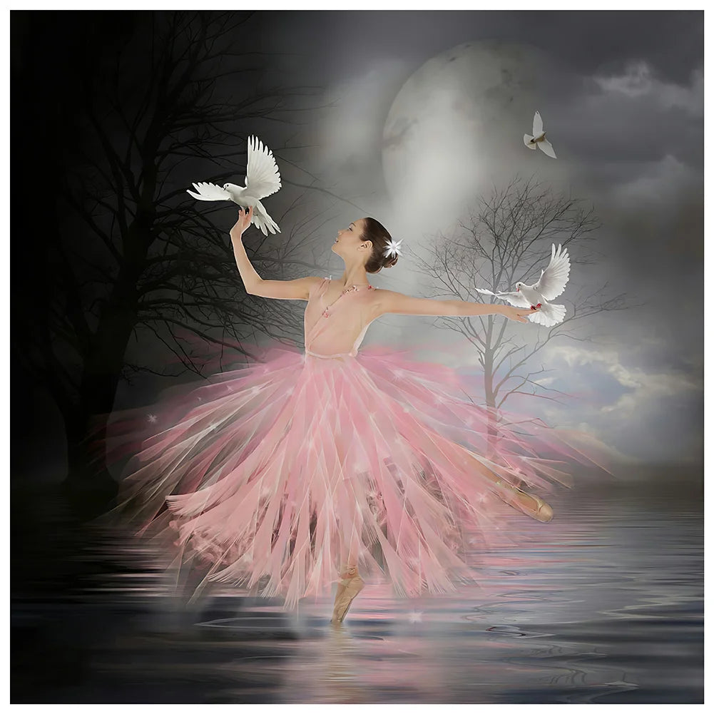 Ballerina Girl | Cross Stitch Embroidery