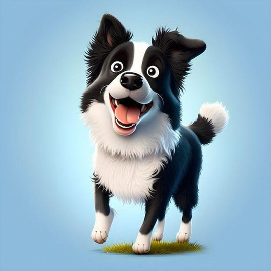 Dog Border Collie | Diamond Painting
