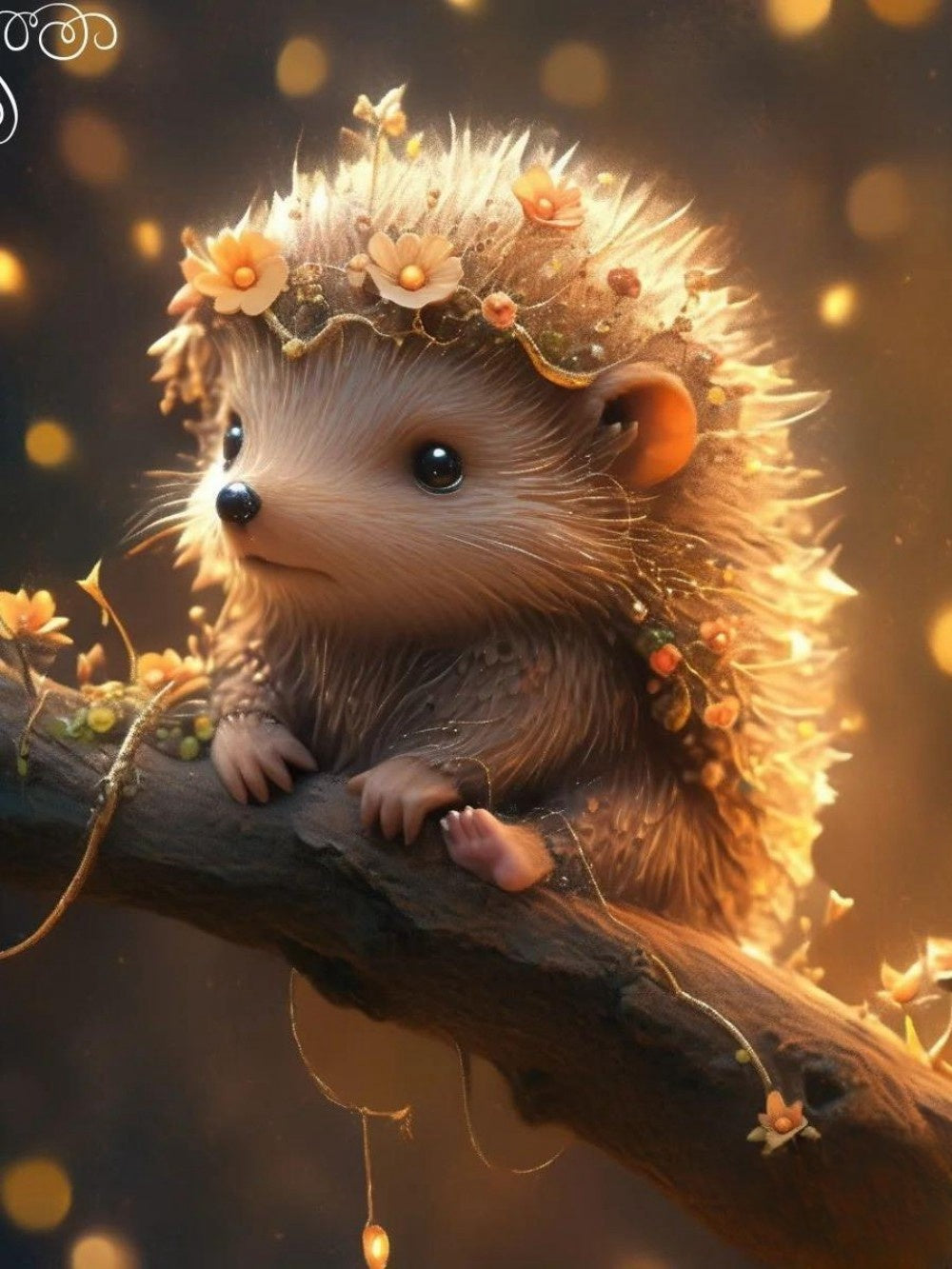 Hedgehog | Diamond Painting