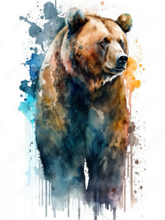Brown Bear | Diamond Painting