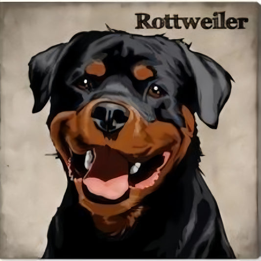 Rottweiler Dog | Diamond Painting
