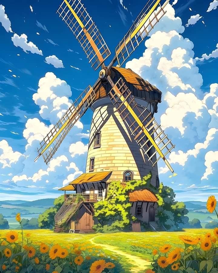 Windmill | Diamond Painting