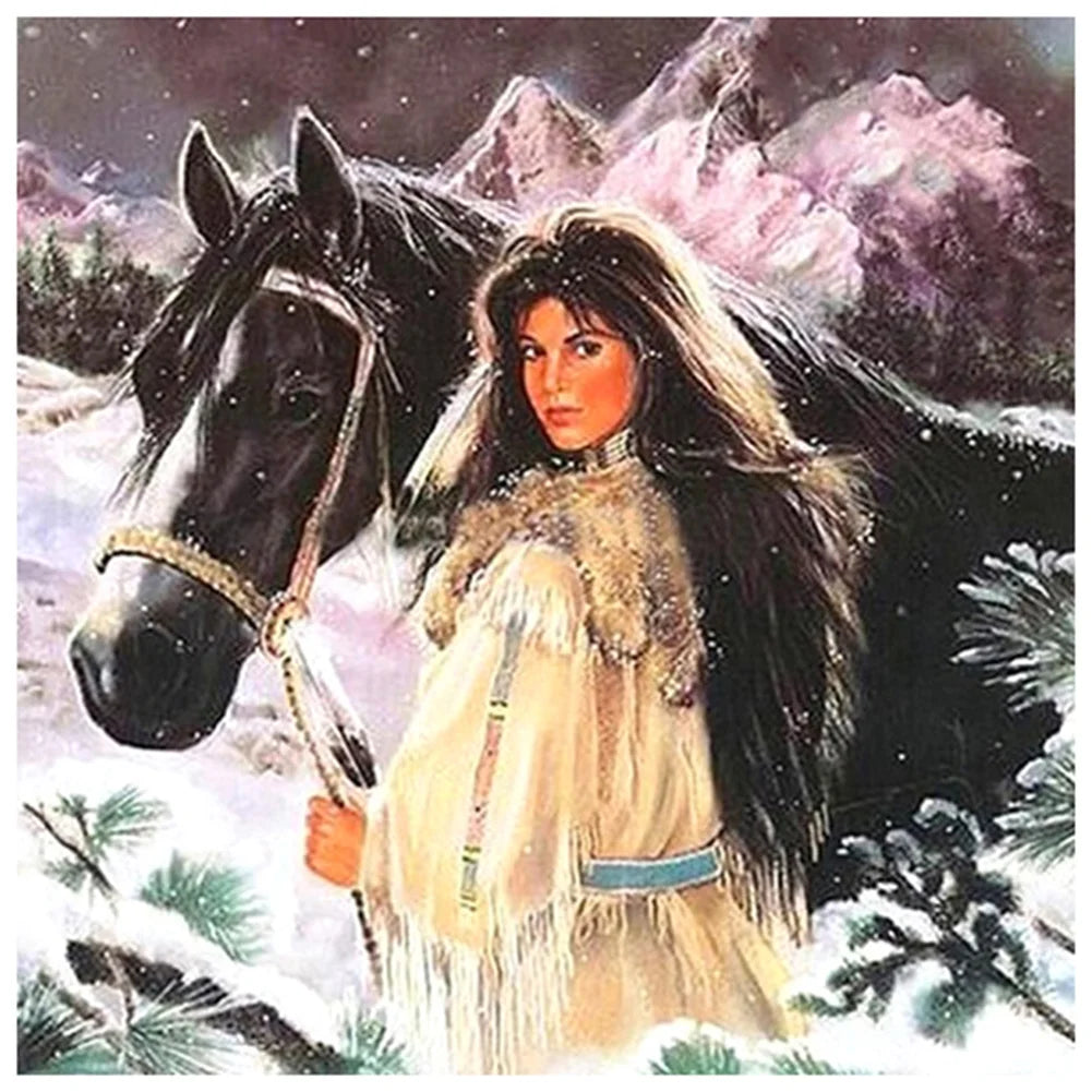 Beautiful Girl | Cross Stitch Embroidery