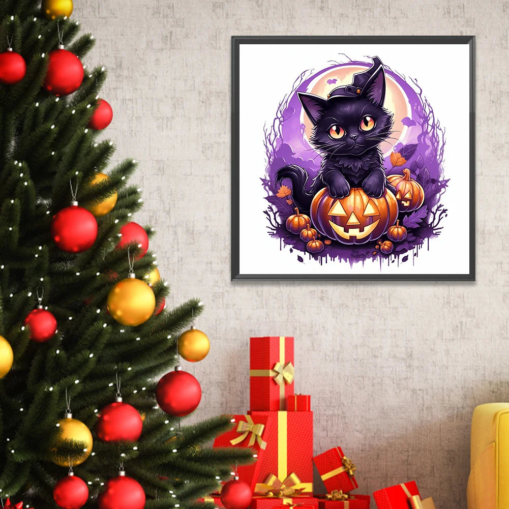 Halloween Black Cat | Diamond Painting