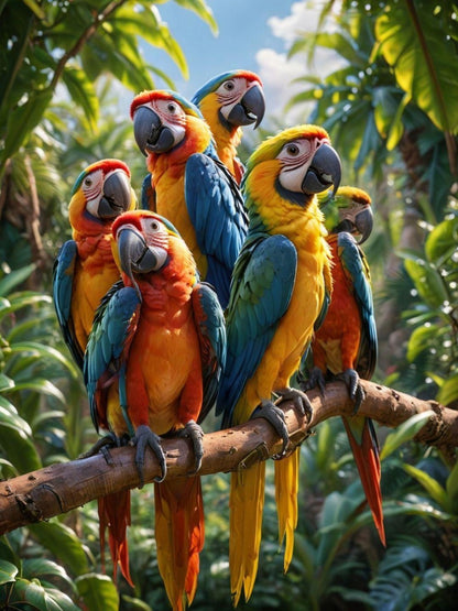 Macaw | Diamond Painting