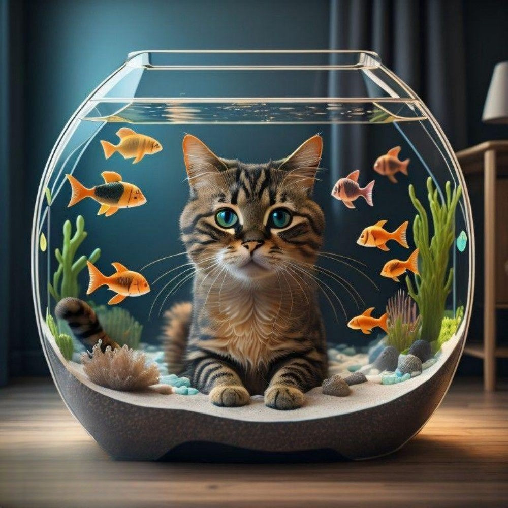 Cat Fish | Diamond Painting