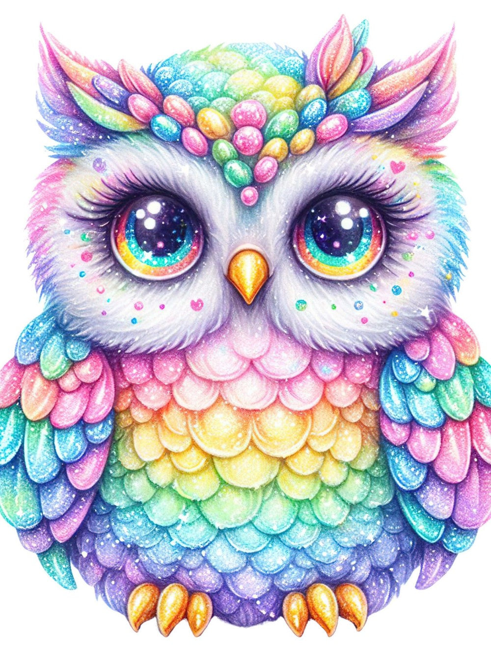 Colorful Owl | Diamond Painting