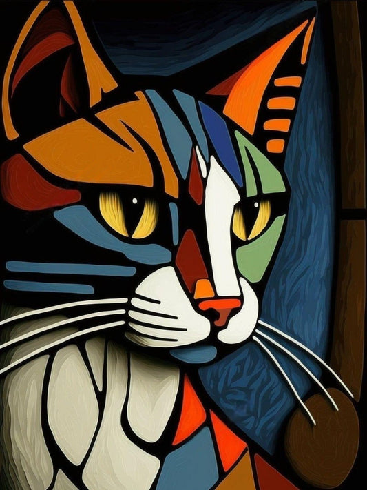 Colorful Cat | Diamond Painting