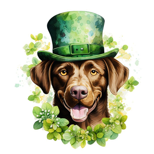 Chocolate Labrador Dog | Diamond Painting