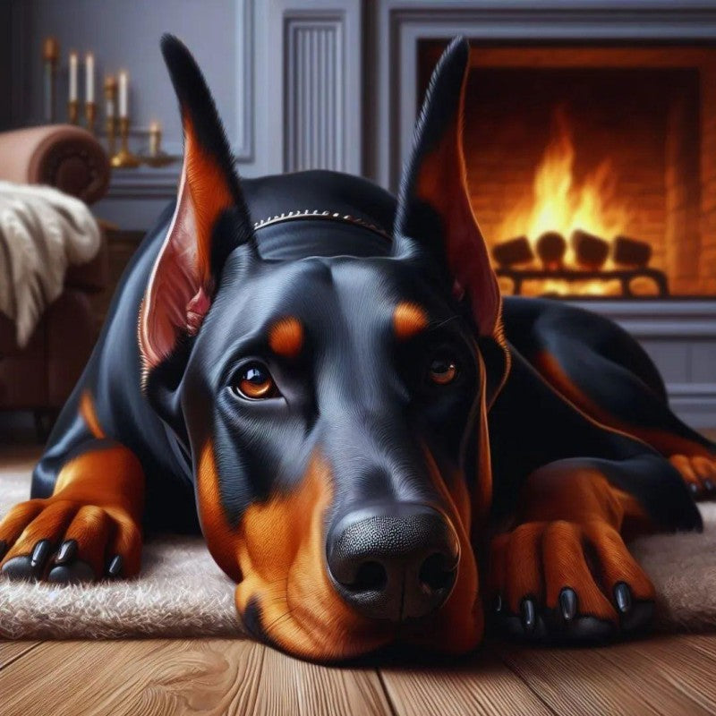 Dog Doberman | Diamond Painting