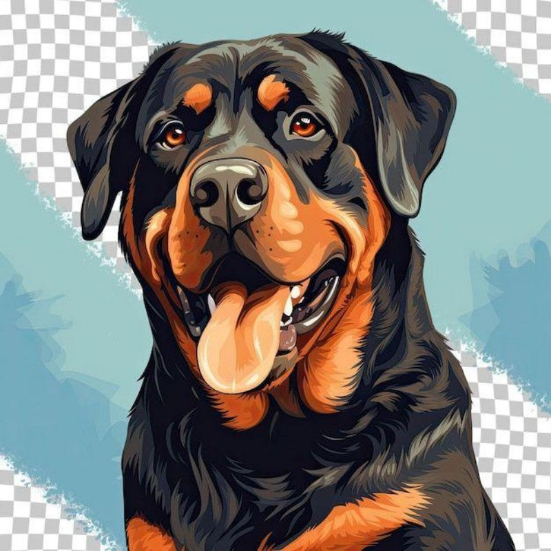 Rottweiler Dog | Diamond Painting