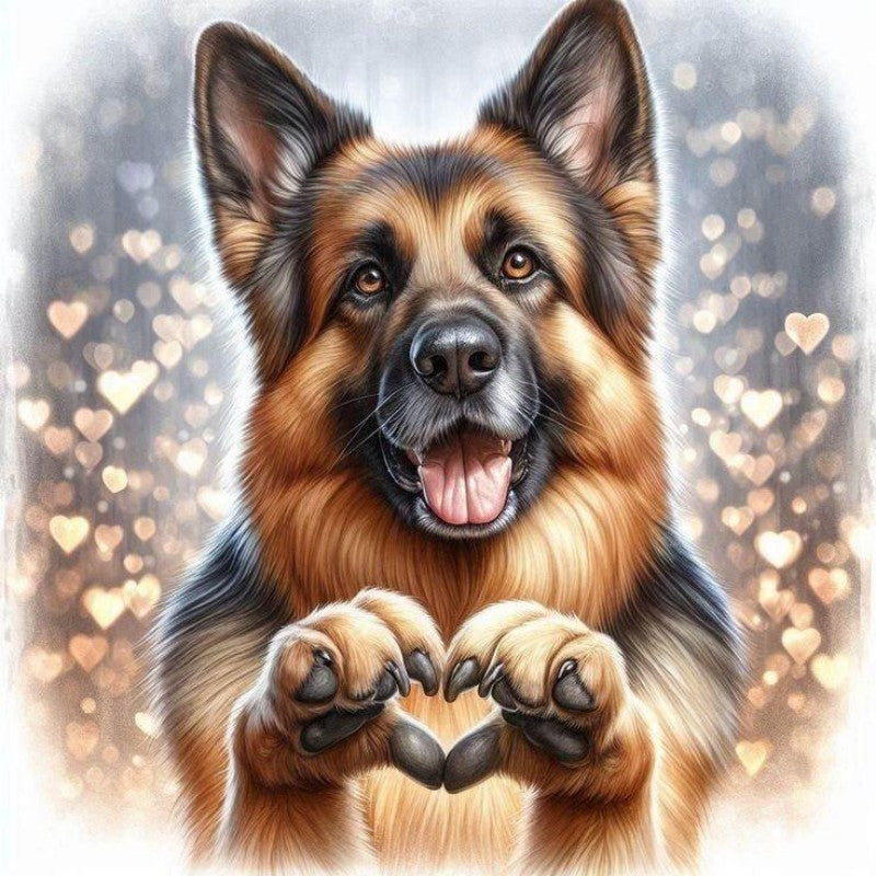 Dog German Shepherd | Diamond Painting