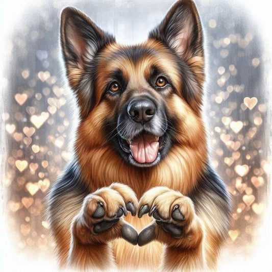 Dog German Shepherd | Diamond Painting