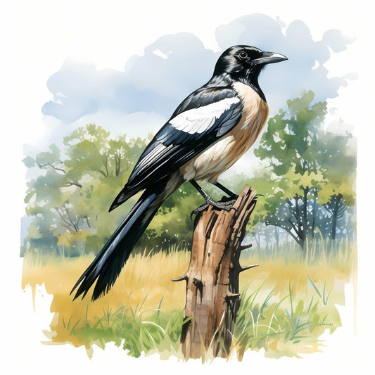 Magpie | Diamond Painting