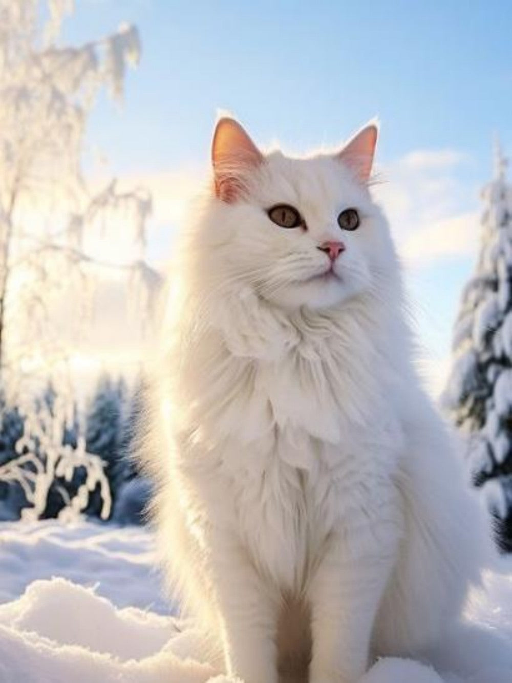 White Cat | Diamond Painting