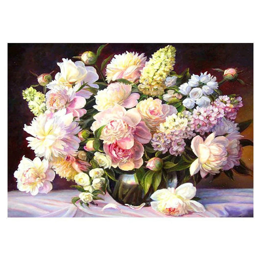 Flower On The Table | Diamond Painting