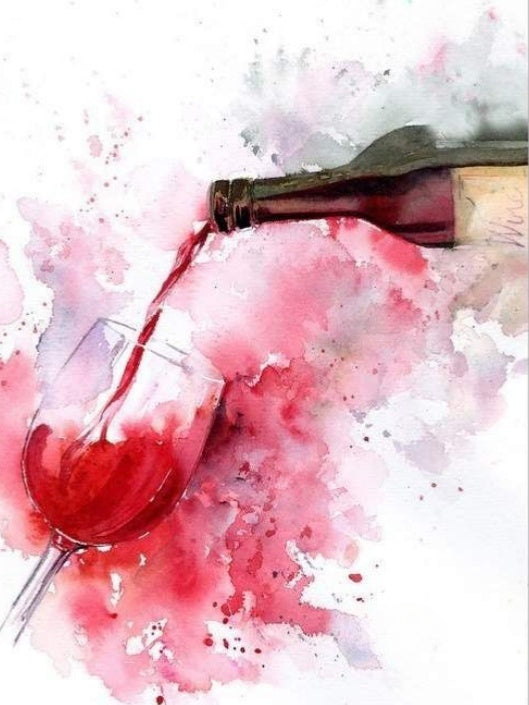 Wine Glass | Diamond Painting