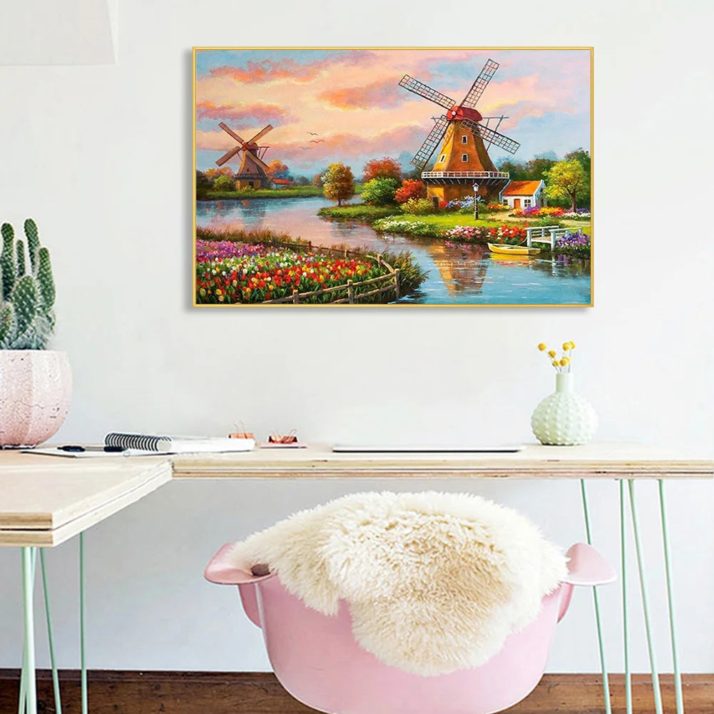 Windmill House | Diamond Painting