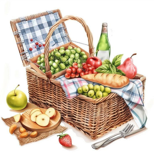 Basket Picnic | Diamond Painting