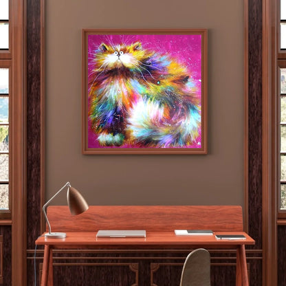 Colorful Cat | Diamond Painting