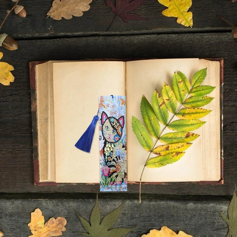 Diy Diamond Painting Leather Bookmark