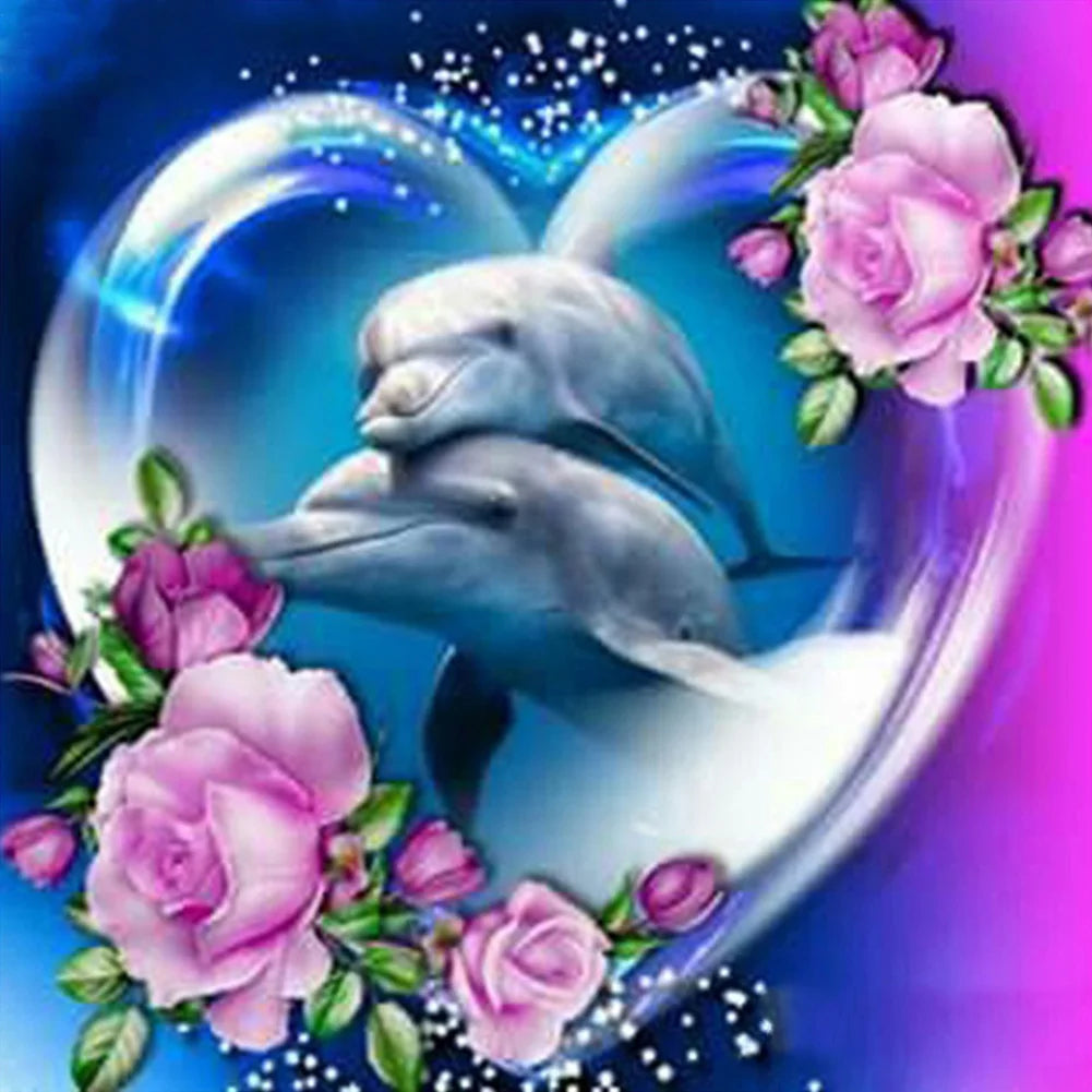 Dolphin | Cross Stitch Embroidery