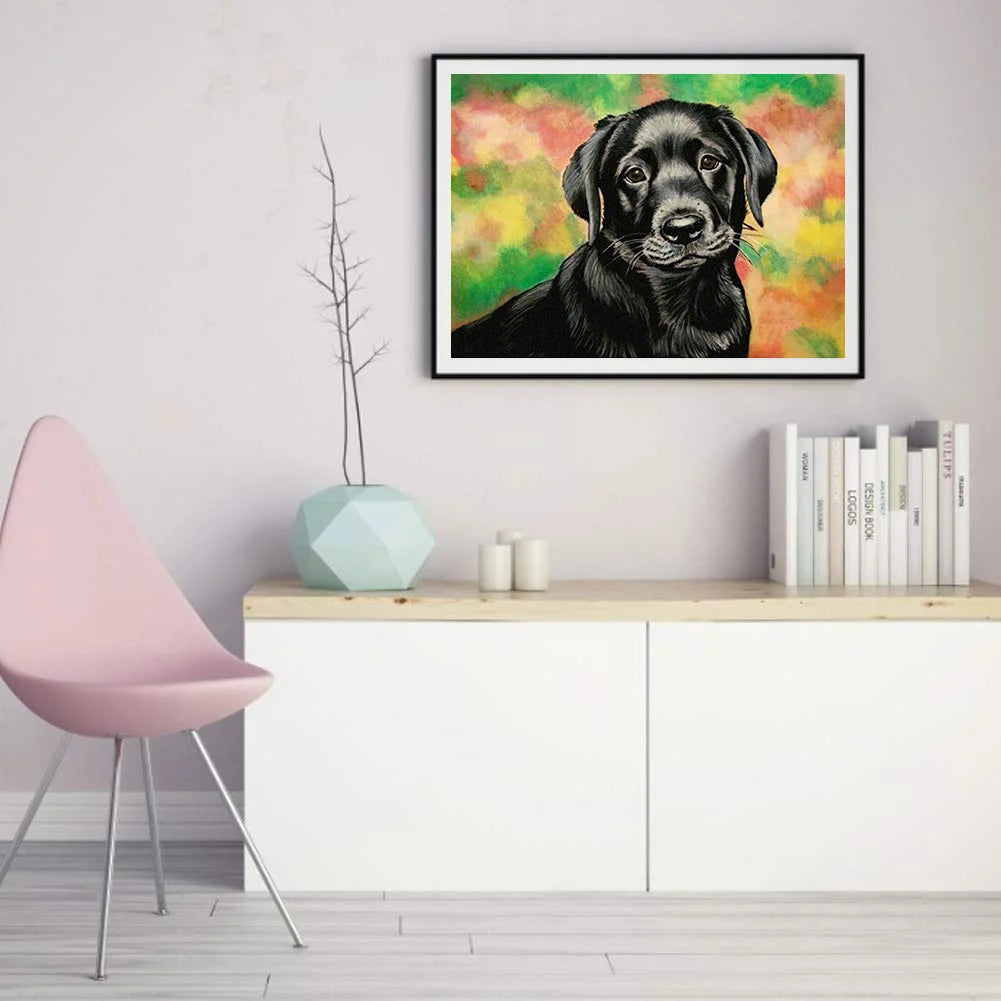 Black Dog | Diamond Painting