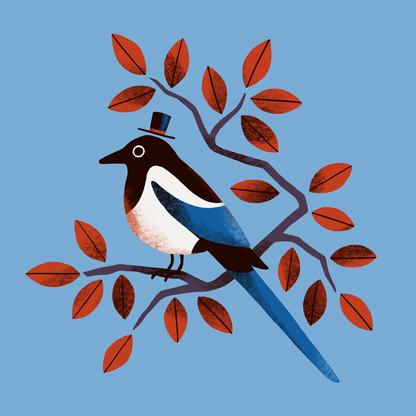 Magpie | Diamond Painting