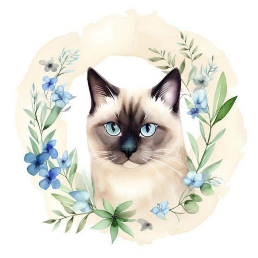 Siamese Cat | Diamond Painting