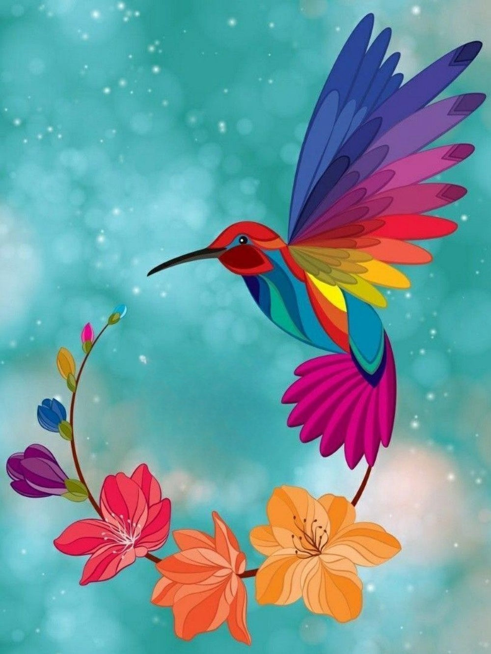 Hummingbird | Diamond Painting