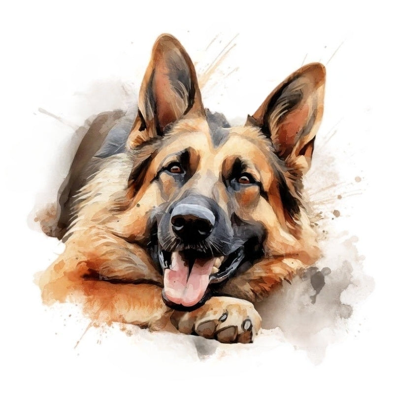 Dog German Shepherd | Diamond Painting