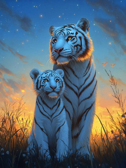 White Tiger | Diamond Painting