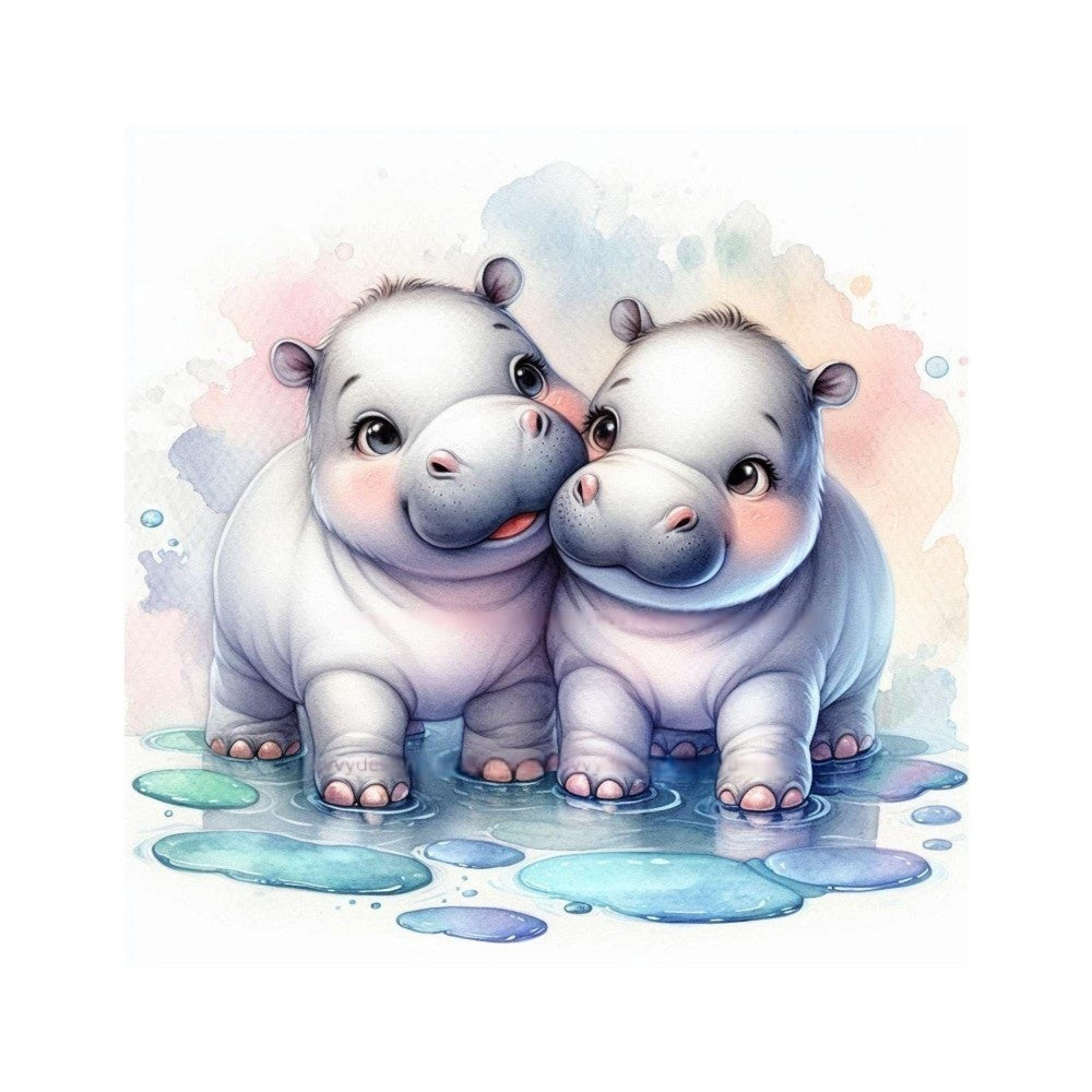 Hippo | Diamond Painting