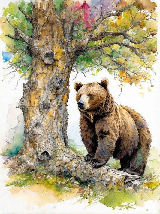 Brown Bear | Diamond Painting