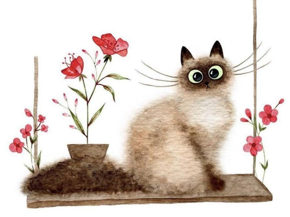 Siamese Cat | Diamond Painting