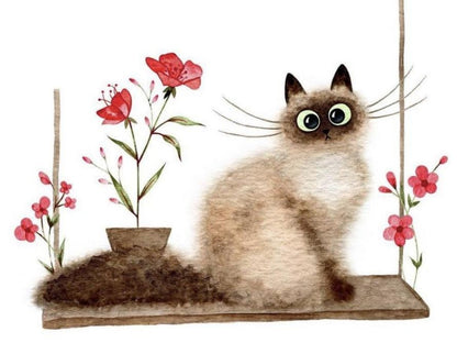 Siamese Cat | Diamond Painting