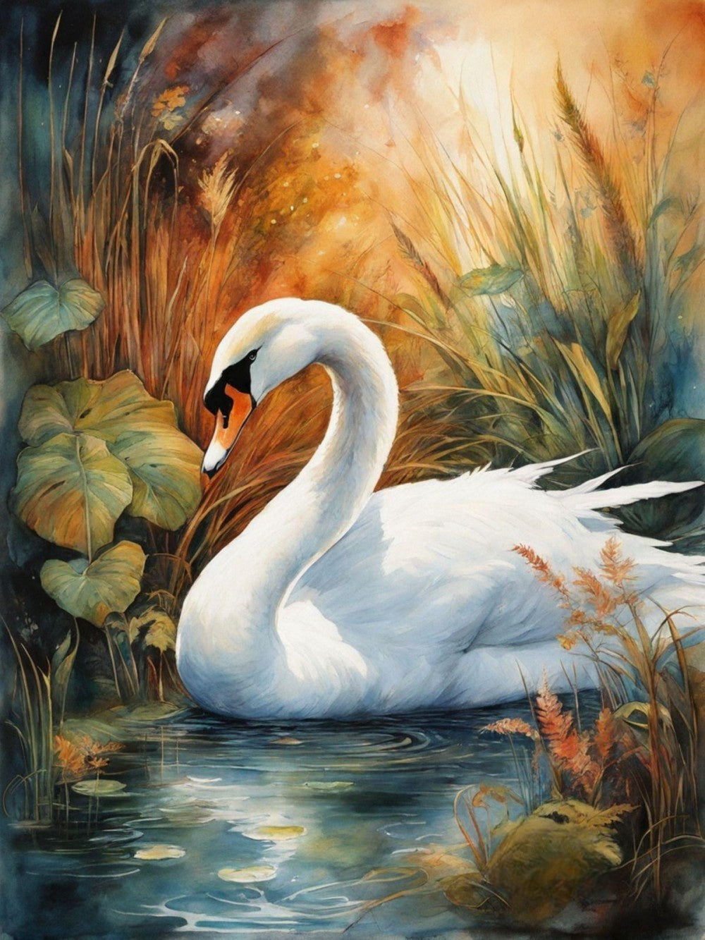 Swan | Diamond Painting