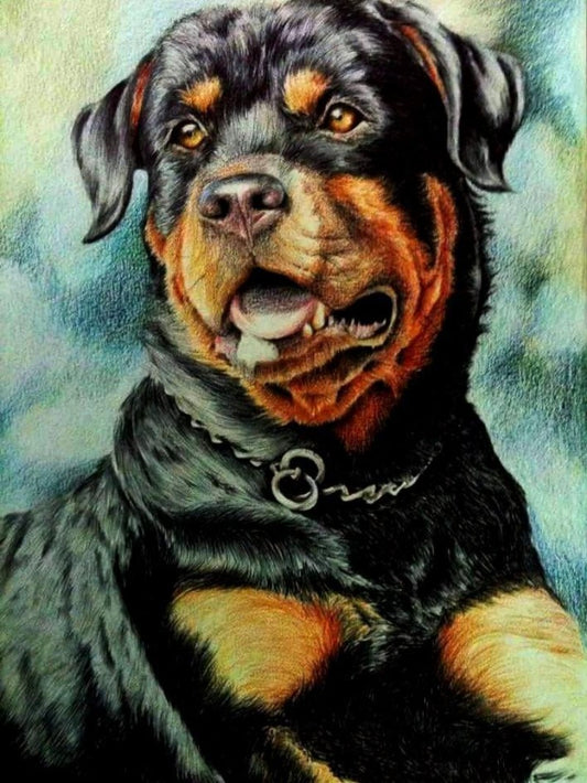 Rottweiler Dog | Diamond Painting