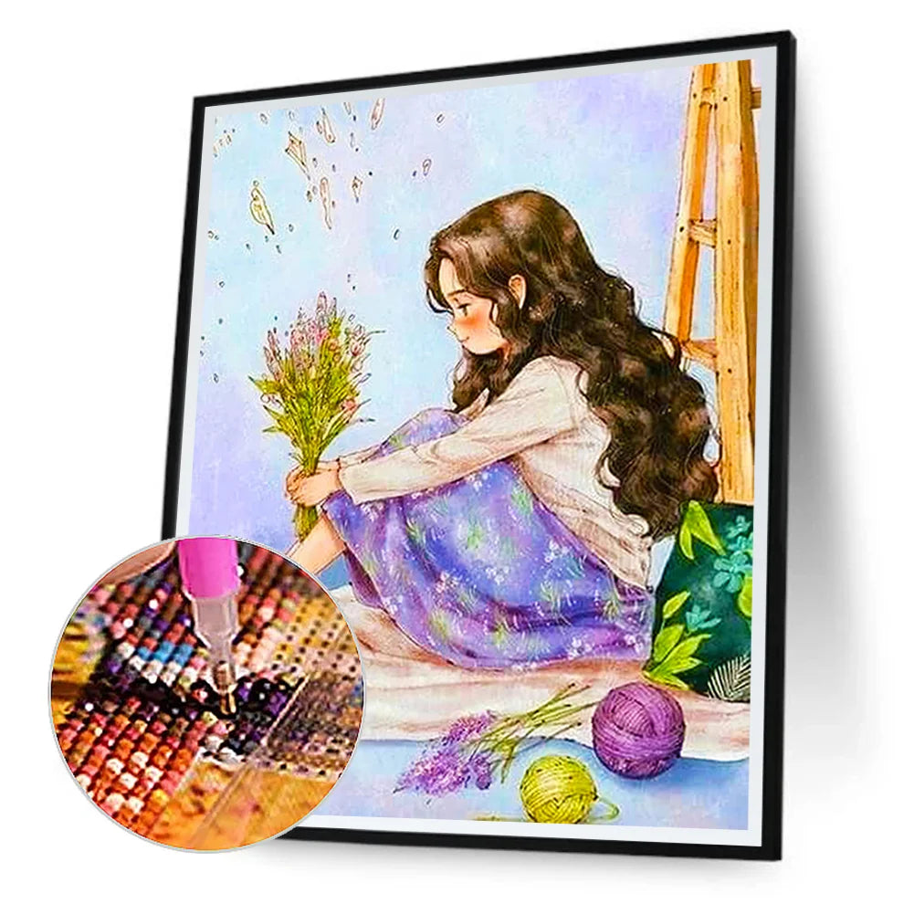 Beautiful Girl | Diamond Painting