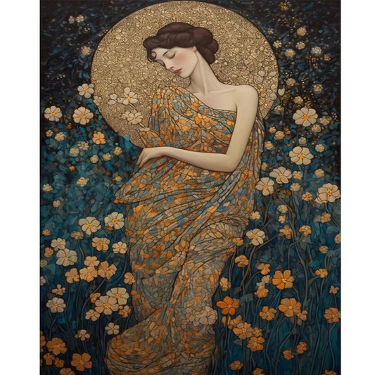 Beautiful Girl | Cross Stitch Embroidery