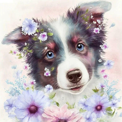 Dog Border Collie | Diamond Painting