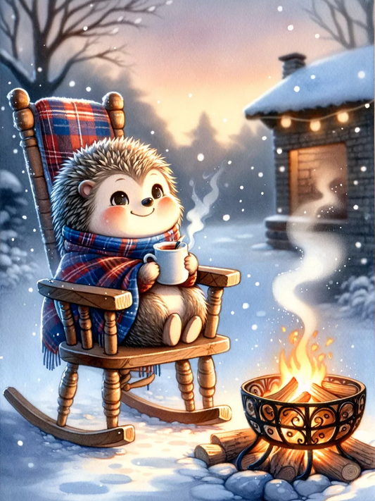 Hedgehog | Diamond Painting